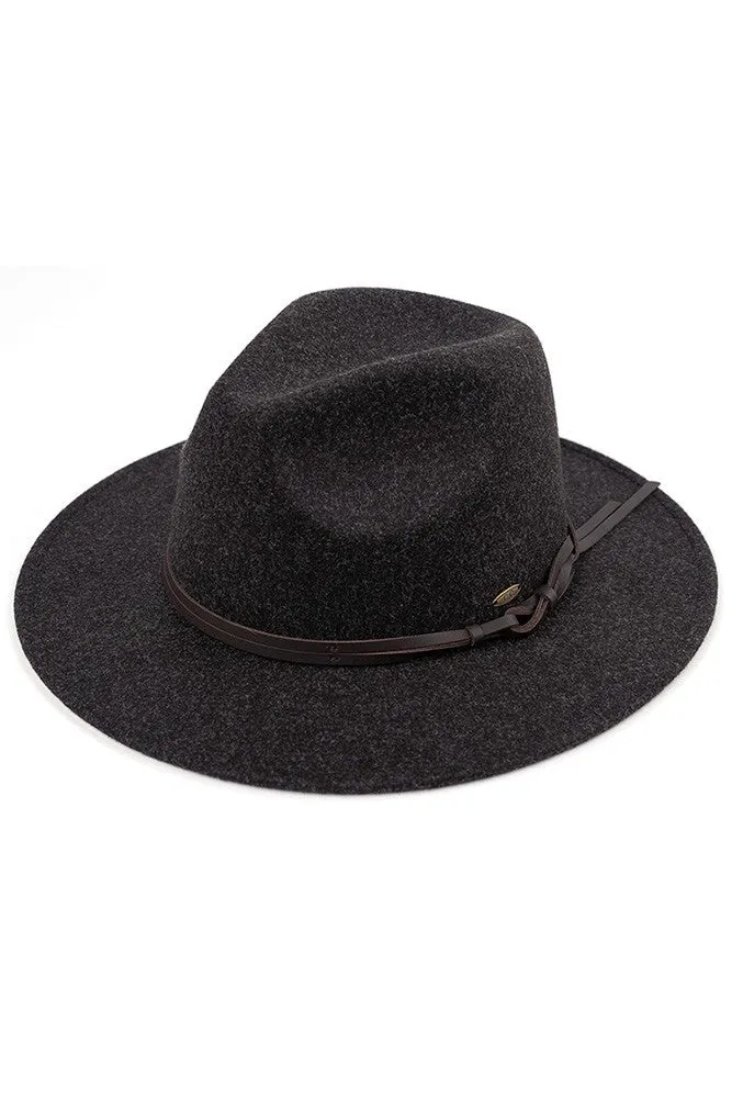 Panama Felt Hat w/ Vegan Trim