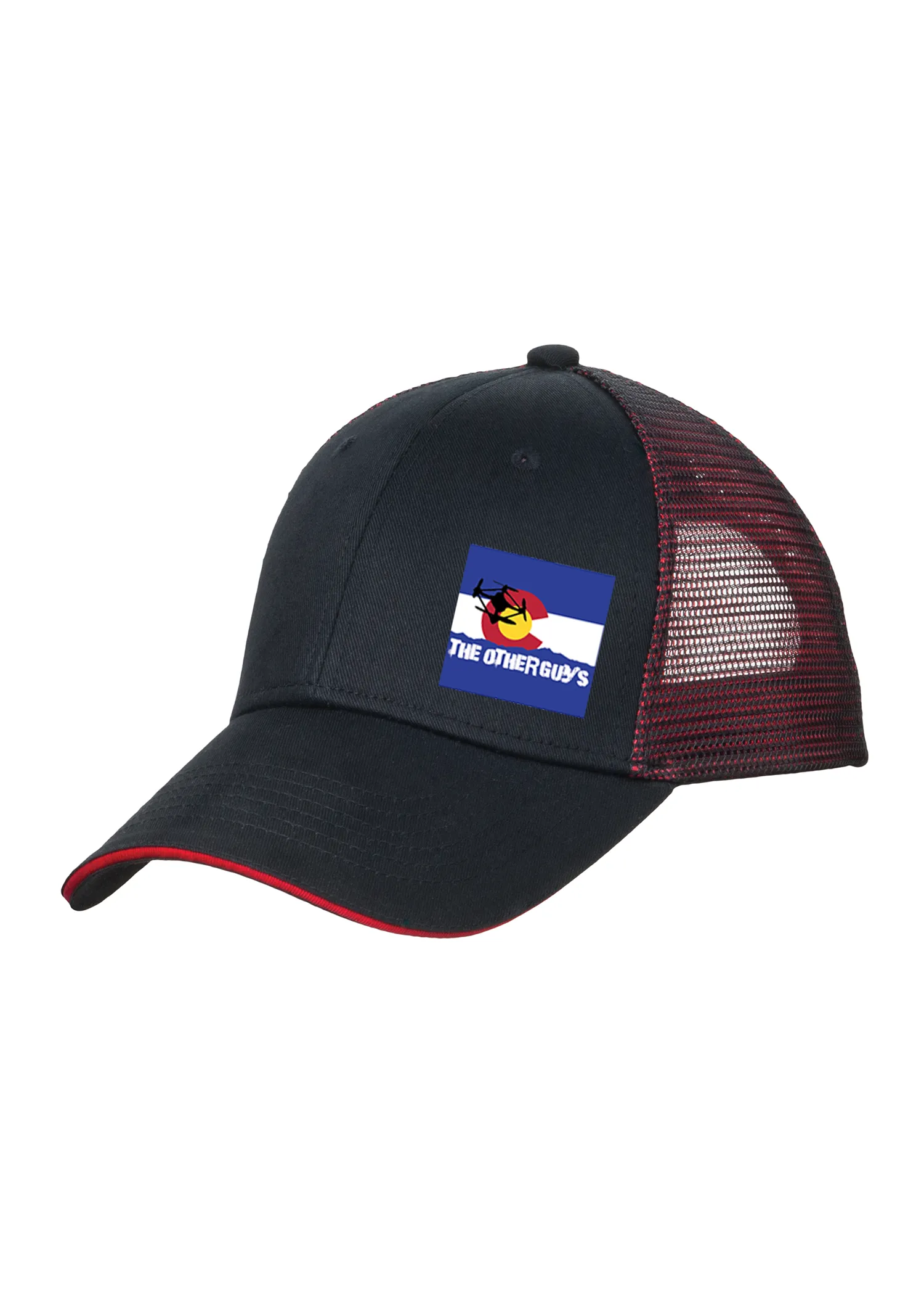 Quick Draw - Custom Double Mesh Snapback Sandwich Bill - Port Authority (C818)