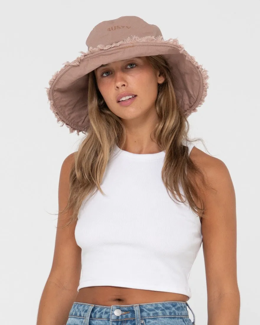 RUSTY GLEAM ORGANIC BUCKET HAT - TAU