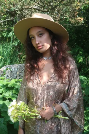 Sierra Wide Brim Hat in Fawn