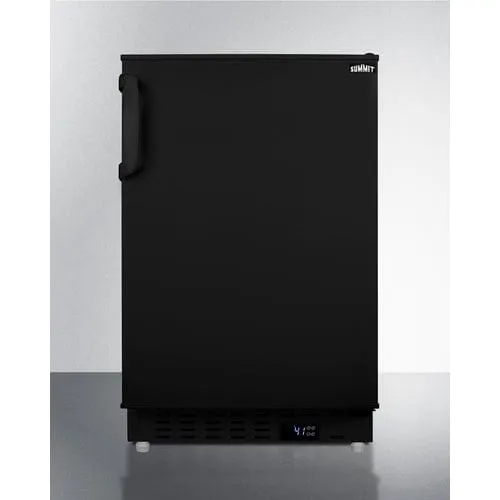 Summit 20" Black Finish All-Refrigerator ALR47B