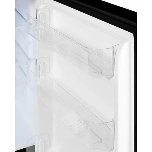 Summit 20" Black Finish All-Refrigerator ALR47B
