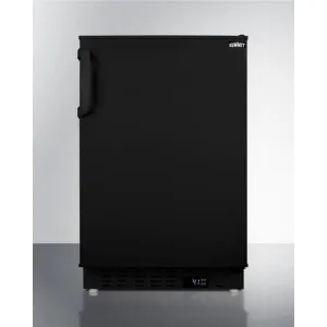 Summit 20" Black Finish All-Refrigerator ALR47B