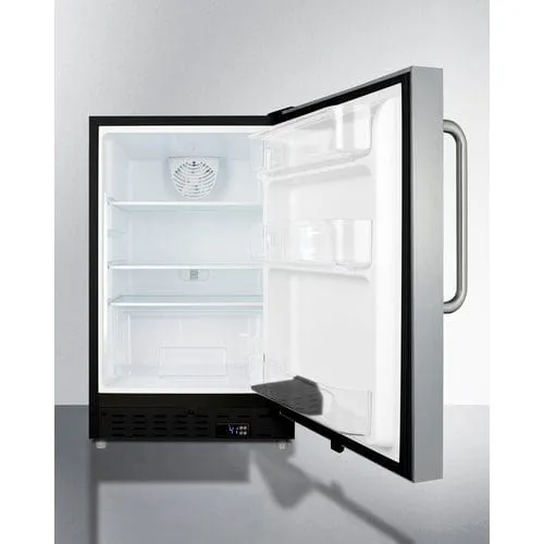 Summit 21" Stainless Steel Finish All-Refrigerator ALR47BCSS