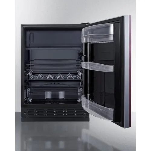Summit 24" Residential Panel Ready Refrigerator-Freezer CT66BK2SSRSIF