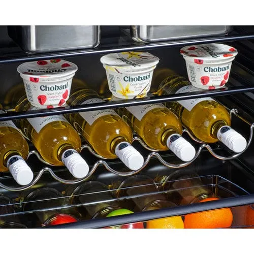 Summit 24" Residential Panel Ready Refrigerator-Freezer CT66BK2SSRSIF