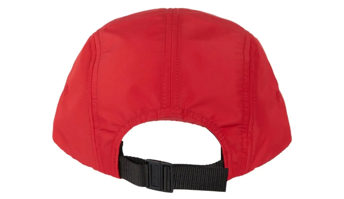 Supreme Reflective Jacquard Logo Camp Cap FW22 Red
