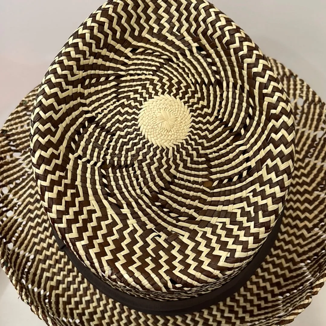 Truffaux - Hemingway Trilby  - Panama -  Brown and Natural