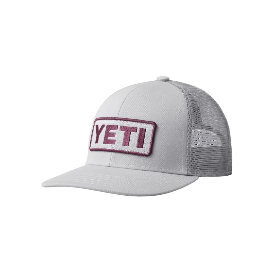 Yeti Men's Logo Badge Pro Trucker Grey Cap