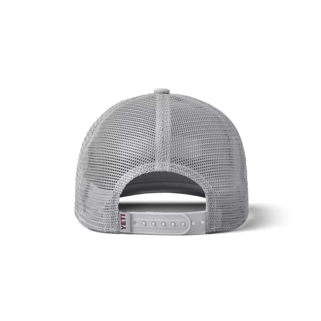 Yeti Men's Logo Badge Pro Trucker Grey Cap