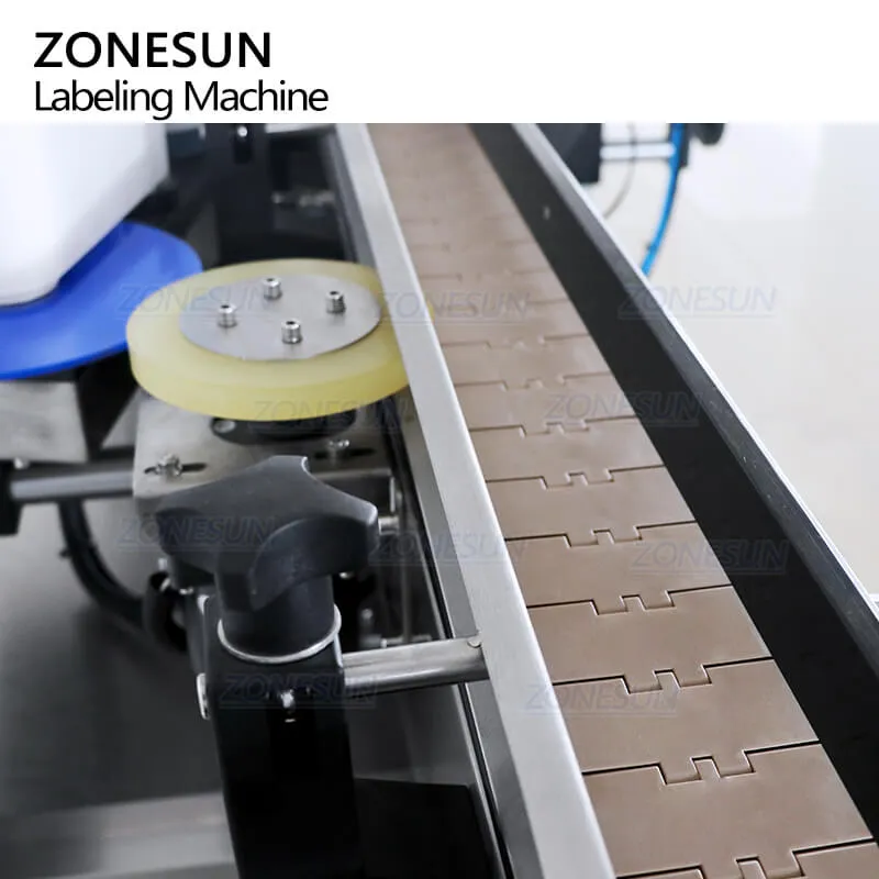ZONESUN ZS-TB260RA Automatic Hot Sauce Jam Jar Round Bottle Tamper Evident Bottle Cap& Body Self-adhesive Sticker Labeling Machine Label Applicator Machine